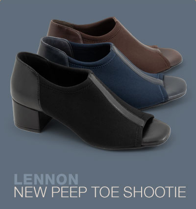 Lennon New Peep toe shootie