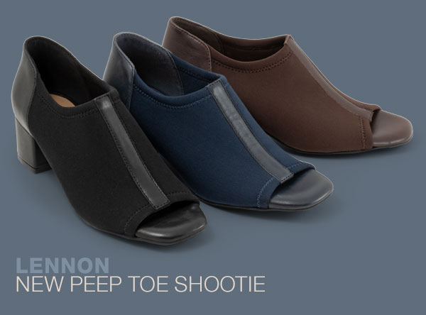 Lennon New Peep toe shootie