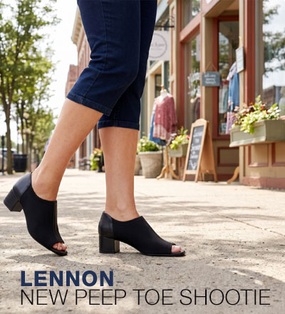 Lennon New Peep toe shootie