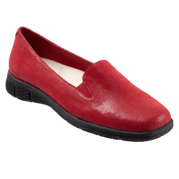 Universal Red Patent Suede